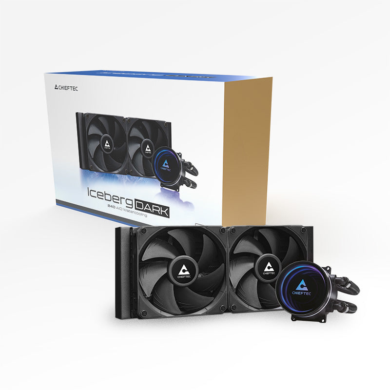 Kit Watercooling AIO Chieftec Iceberg Dark RGB - 240mm (Noir)