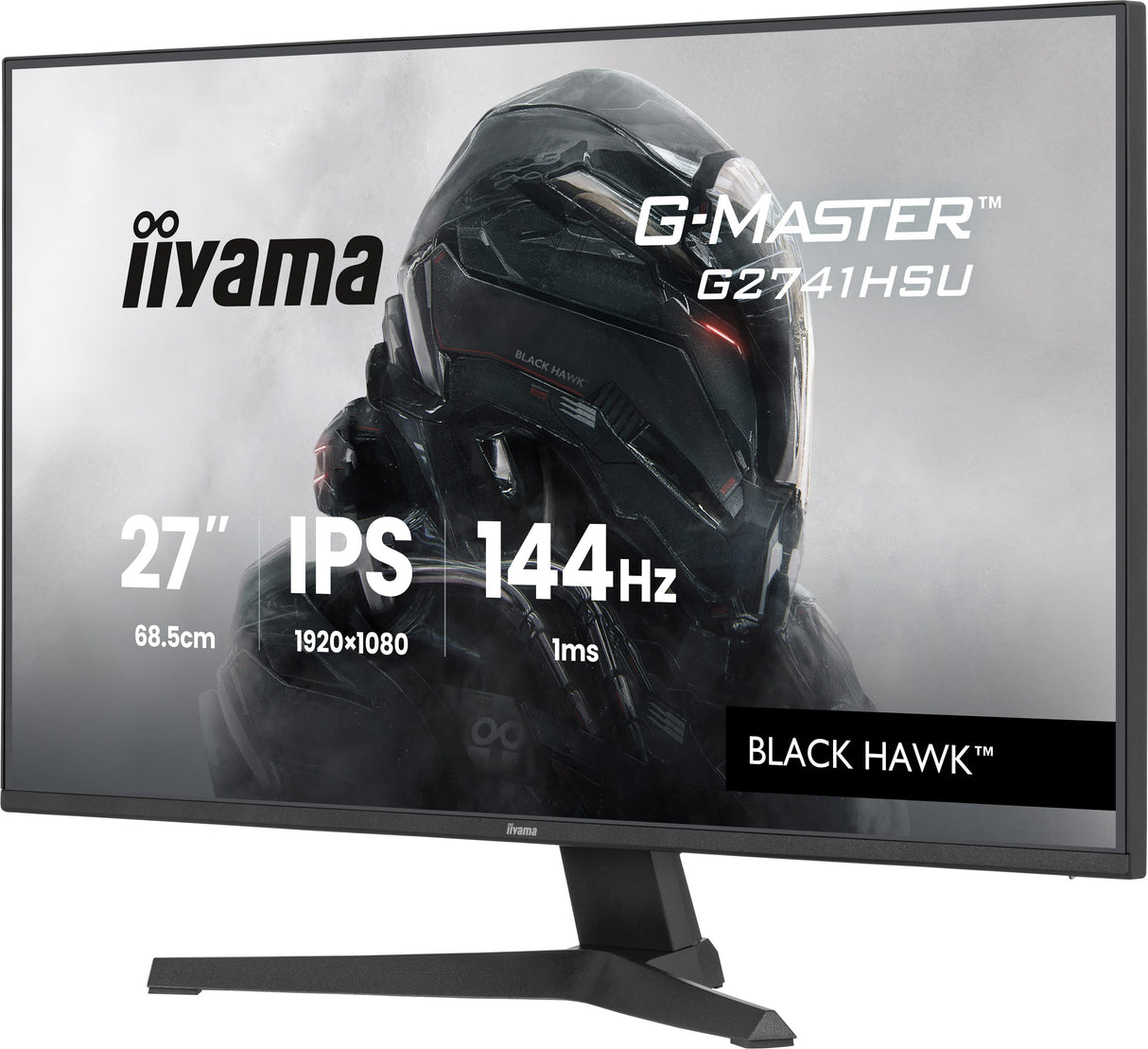 Ecran PC Gamer - IIYAMA - 27 - 144Hz - Dalle IPS - 1ms - G2741HSU-B1