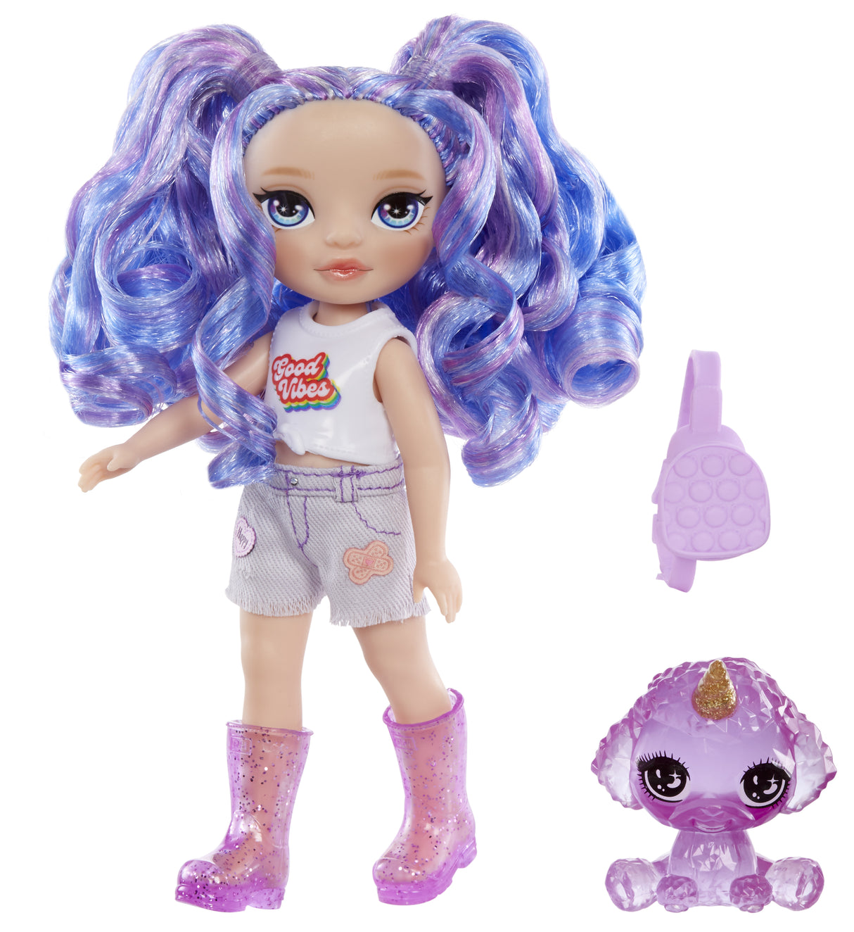 Rainbow High Littles - Poupée 15cm + animal de compagnie - Violet - Des 4ans