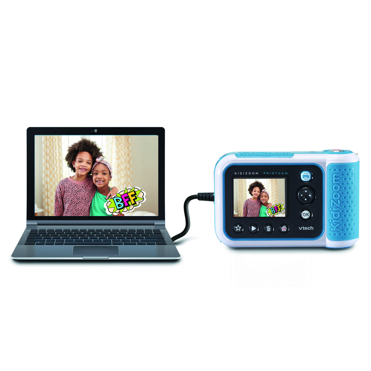 VTECH - KIDIZOOM PRINT CAM GRAFFITI - Bleu