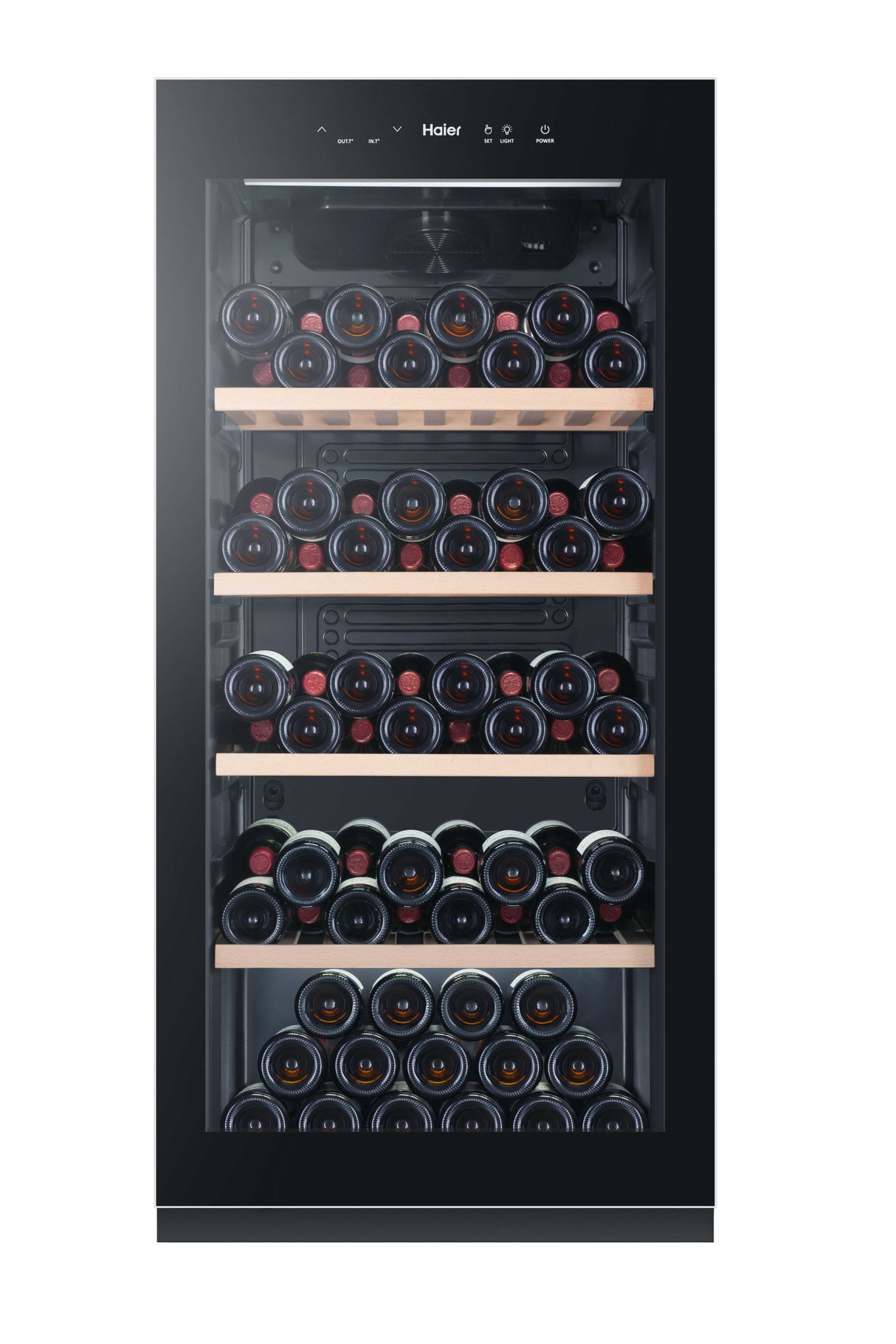 Cave a vin de vieillissement - HAIER HWS116GAE - Pose libre - 116 bouteilles H126.5 x L59,5 cm - Noir