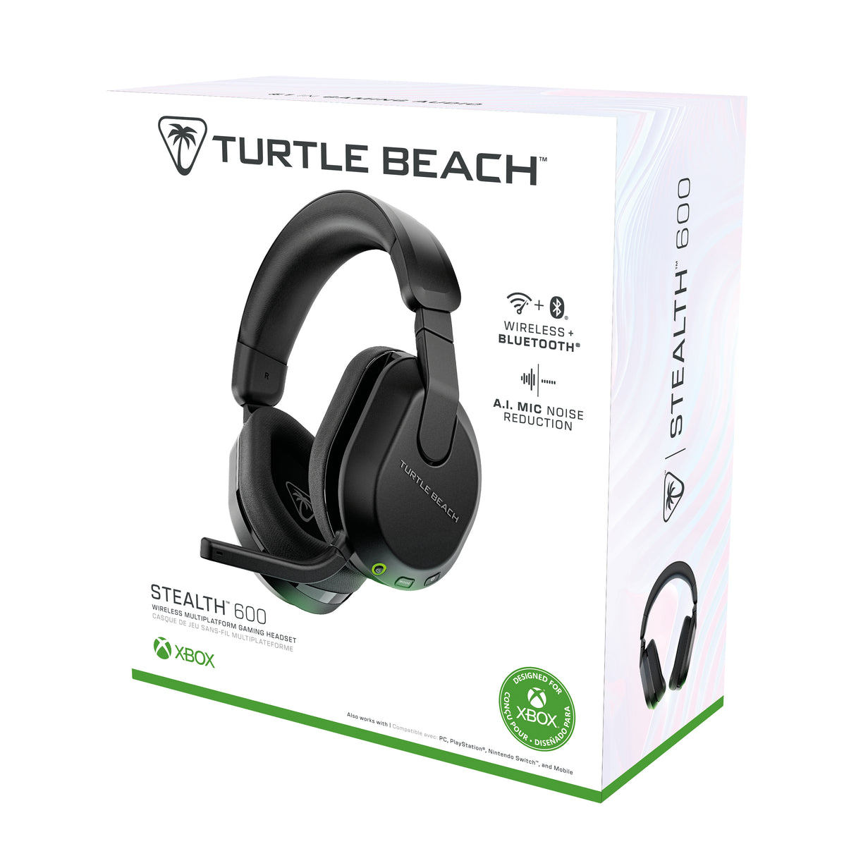 Casque de gaming multi-plateforme sans fil - TURTLE BEACH - Stealth™ 600 XB (Gen 3) - Noir