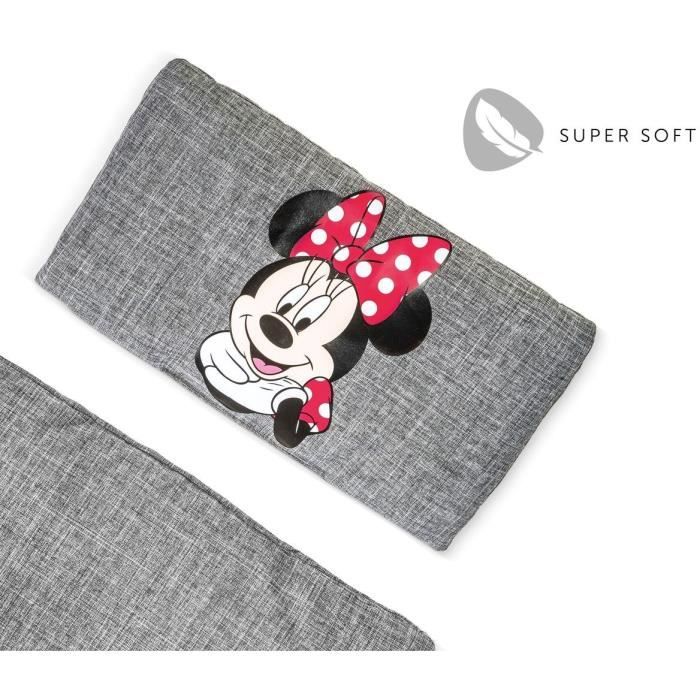 Coussin pour chaise haute - HAUCK - Highchair Pad Deluxe - Minnie Gris
