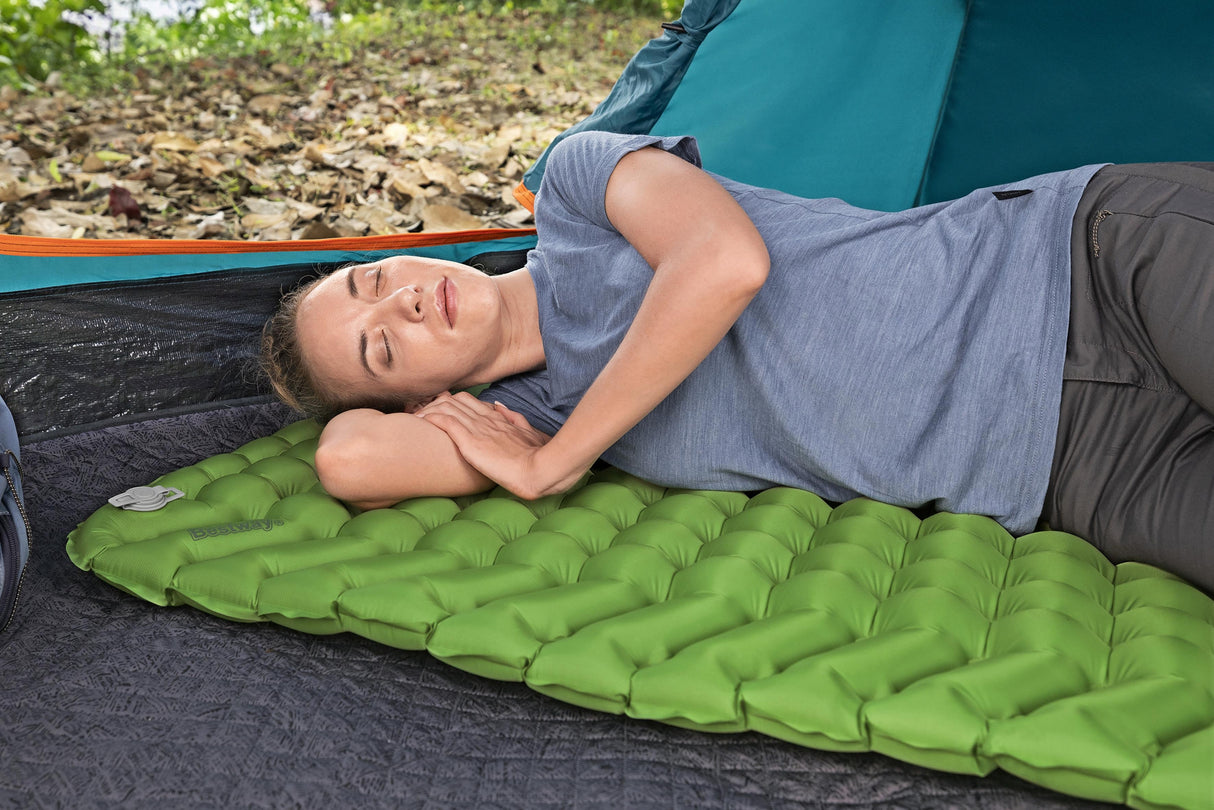 Couchage Rectangulaire - BESTWAY - 69616 - 1.98m x 71cm x 6.5cm - Vert