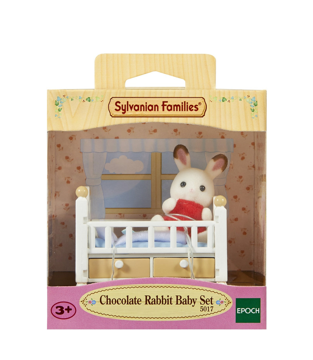 Le bébé Lapin Chocolat et lit - Sylvanian Families - 5017
