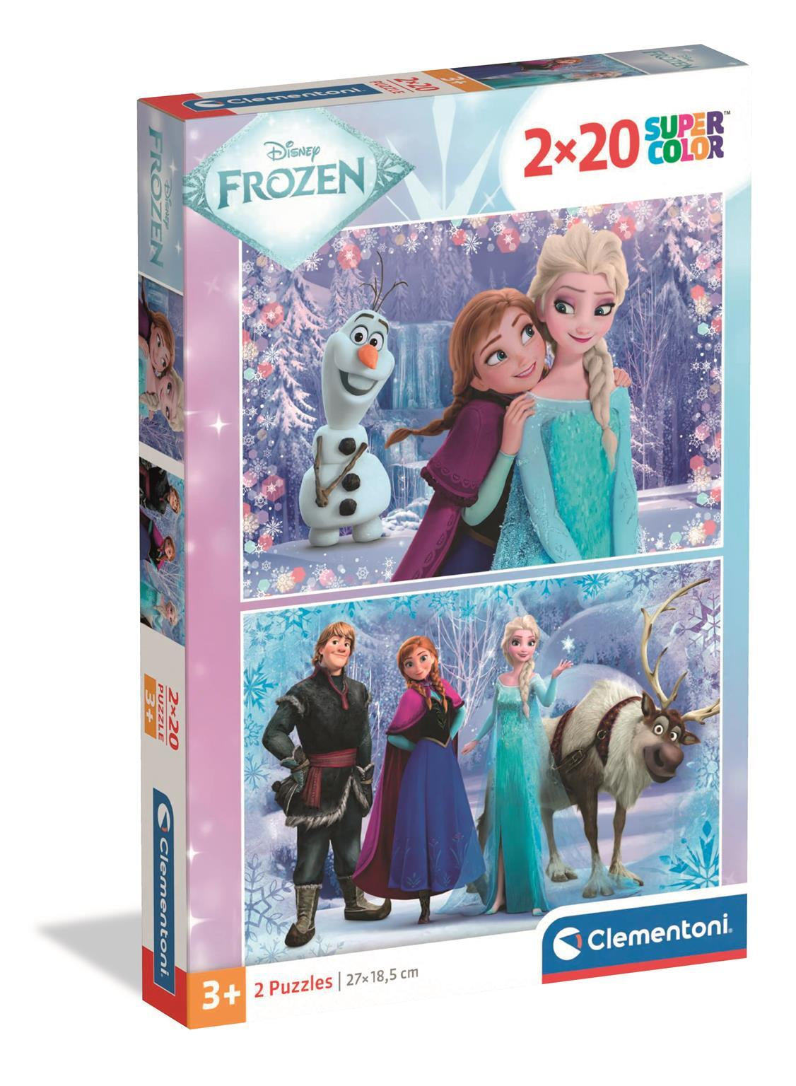 CLEMENTONI - 2x20 pieces - La Reine des Neiges 2