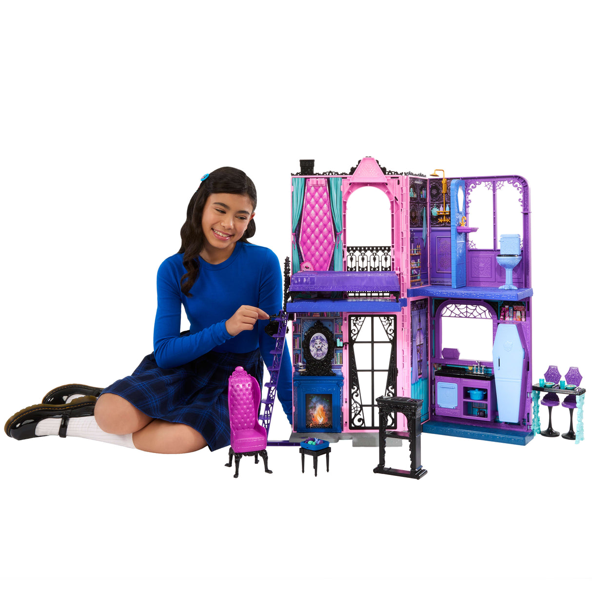 Monster High - Hôtel Bouh-tique - Maison de poupée et accessoires - Monster High - JBF16