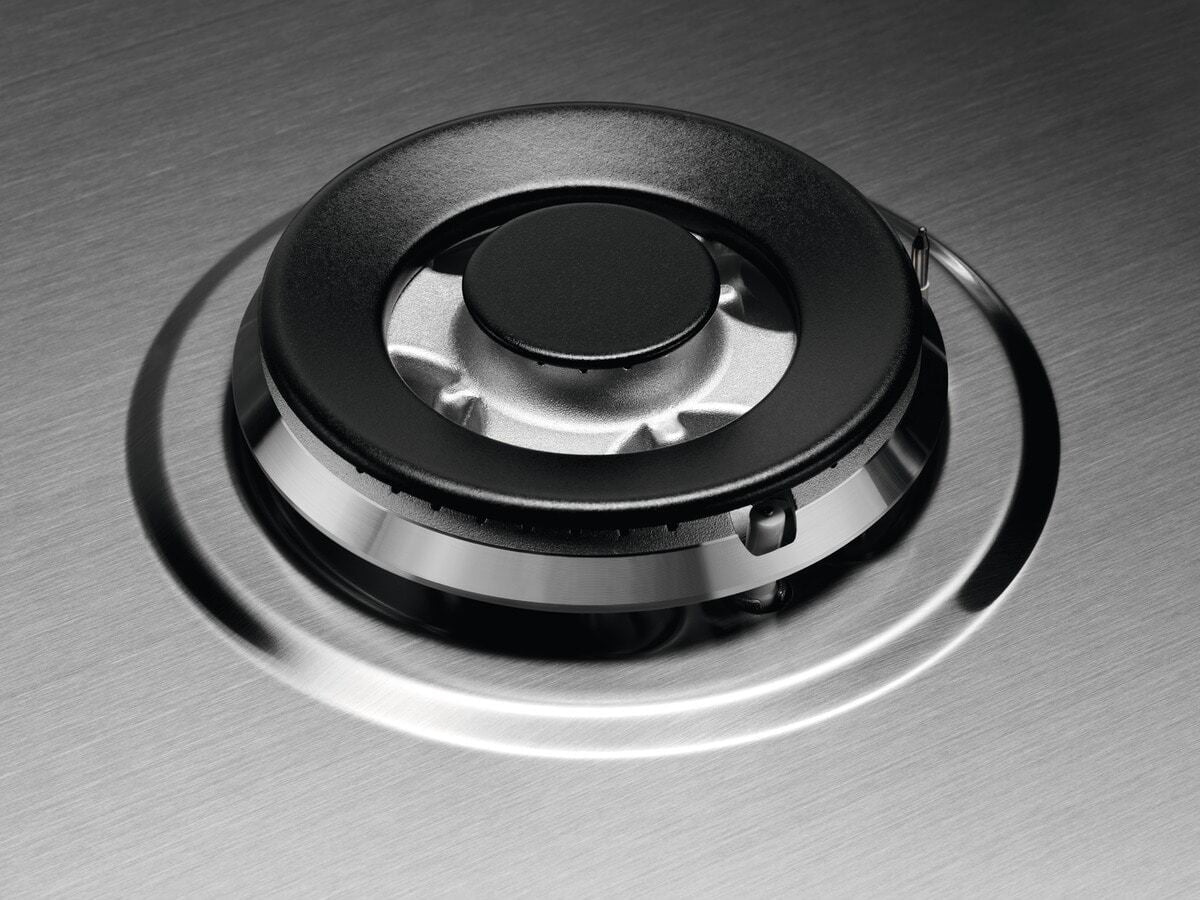 Plaque de cuisson a gaz - ELECTROLUX - 5 foyers - 74,4 x 51 cm - KGS7536SX - Inox