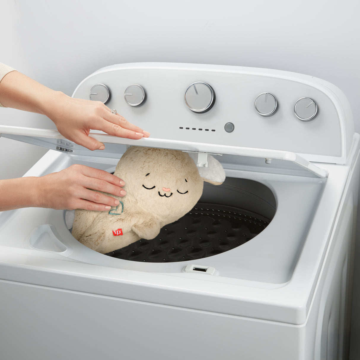 Fisher-Price-Mon Lapin Câlin - Peluche veilleuse - Jouet d'éveil - HXG97