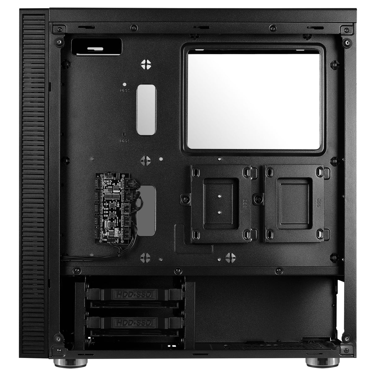 Boitier Moyen Tour ATX AeroCool Tor RGB avec panneaux vitrés (Noir)