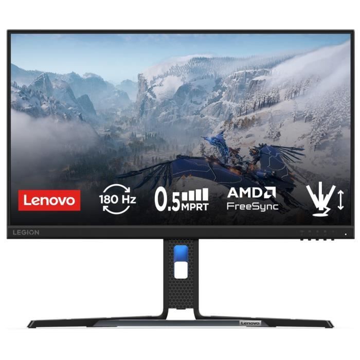 Ecran PC Gamer - LENOVO - 23,8 - FHD - 180Hz - Dalle IPS - 0,5ms - 67CCGAC4EU