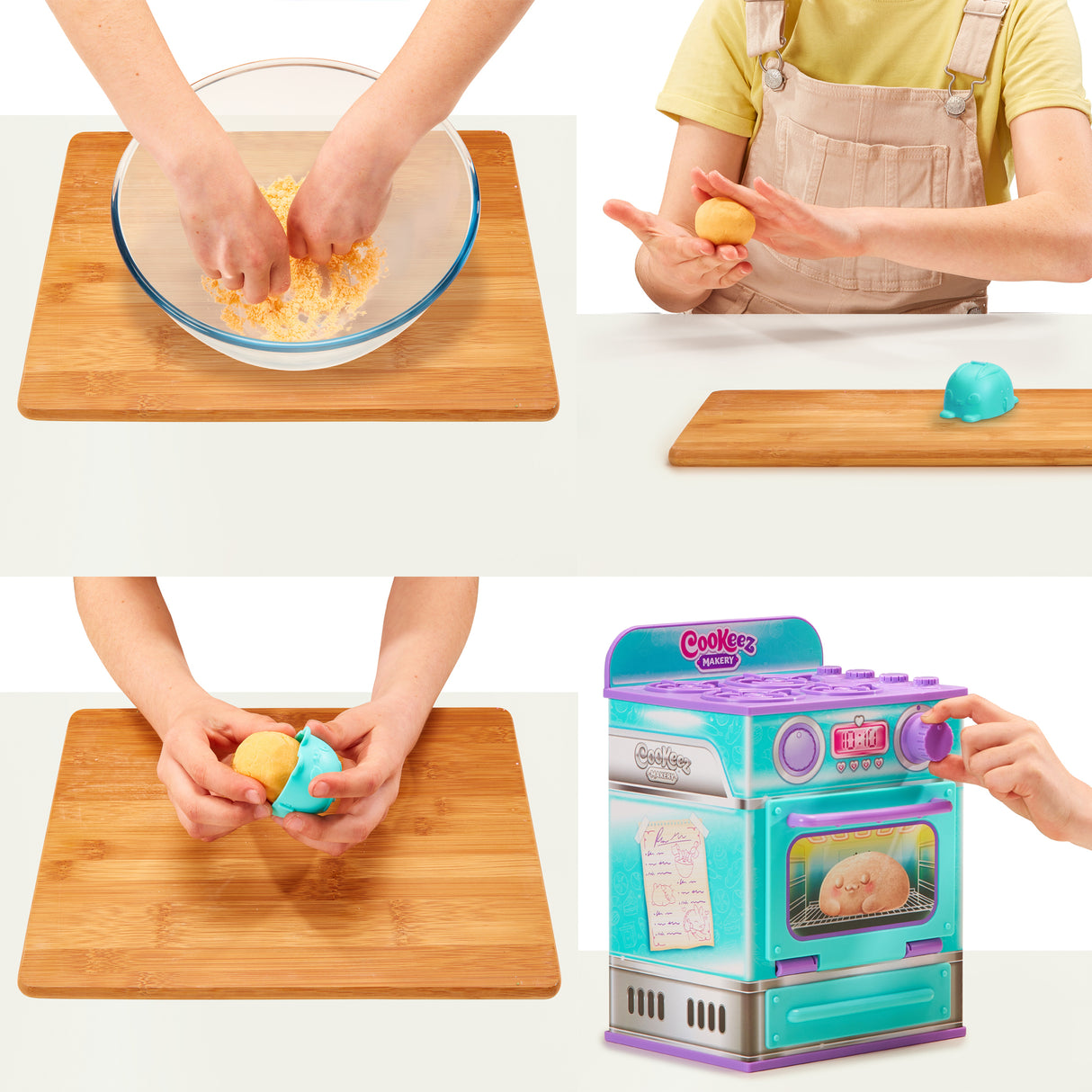 Fabrique a Pâtisserie Rose - MOOSE TOYS - COOKEEZ MAKERY - Four interactif, peluche parfumée et accessoires