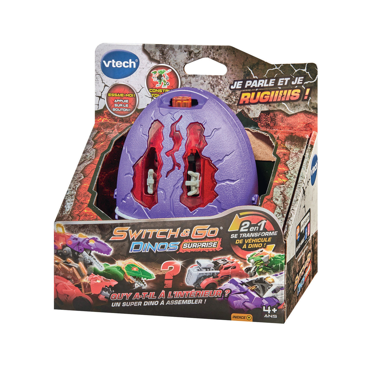 VTECH SWITCH & GO DINOS SURPRISE V2 (6 MODELES DIFFERENTS)