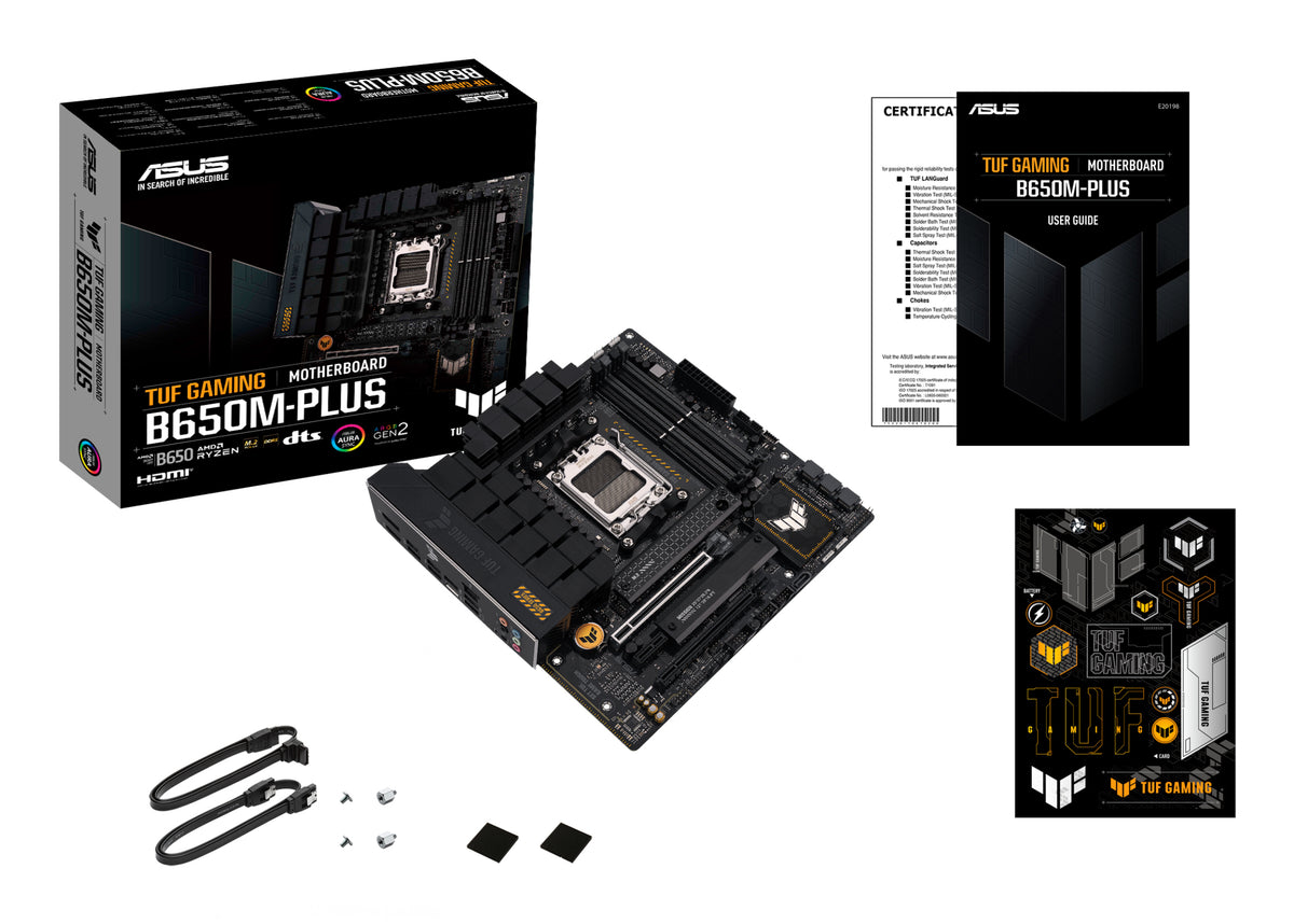 Carte mere - ASUS - TUF GAMING B650M-PLUS - AMD B650 - Emplacement AM5 micro ATX
