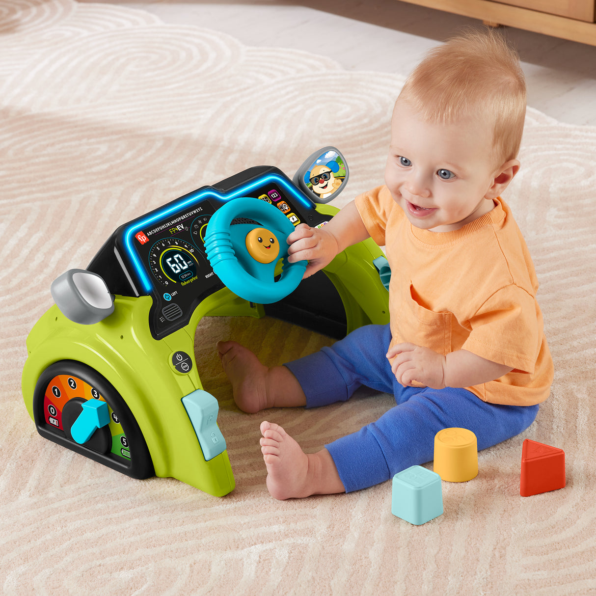 FISHER-PRICE Rires et éveil-Centre d'activités Ma Premiere Voiture - Fisher-Price - HYR92
