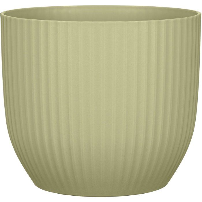 Pot de fleurs rond - DEROMA - 231 - 7 L - Ø 24 cm - Vert