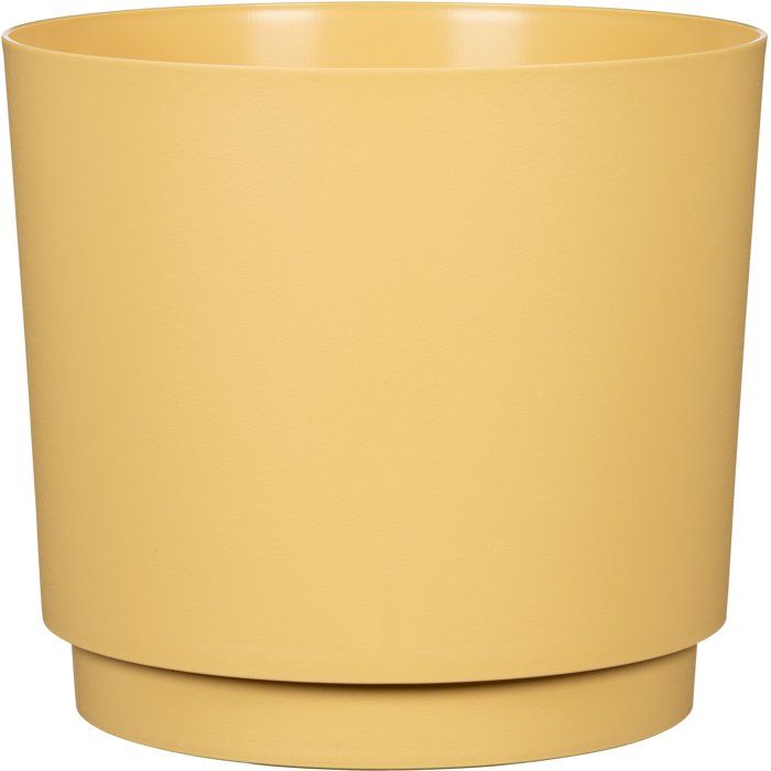 Cache-pot rond - GARDEN ID - Plano - Ř 25 - 7 L - H 22 cm - Jaune