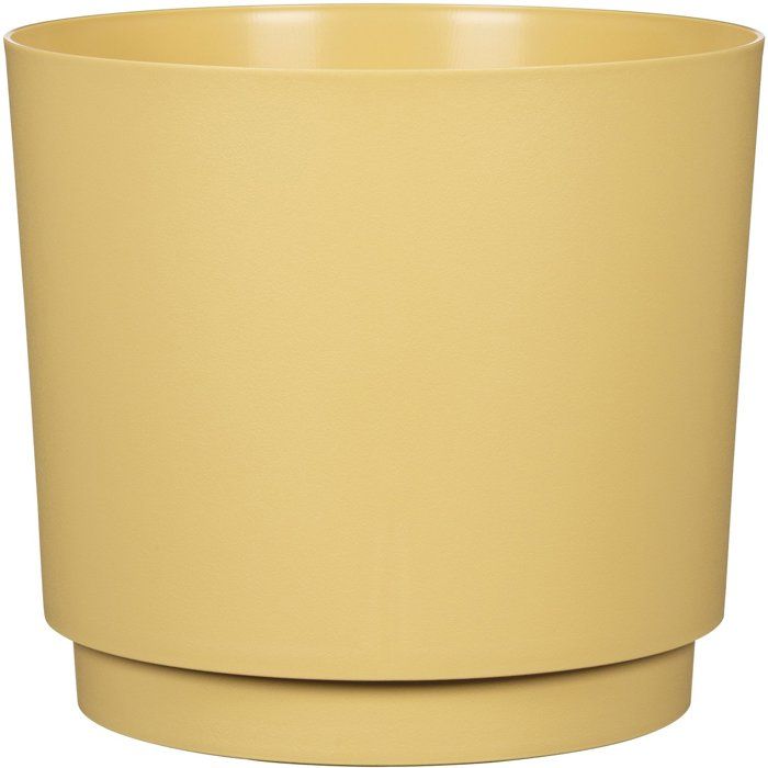 Pot de fleurs rond - DEROMA - 236 - 13 L - Ø 29 cm - Jaune