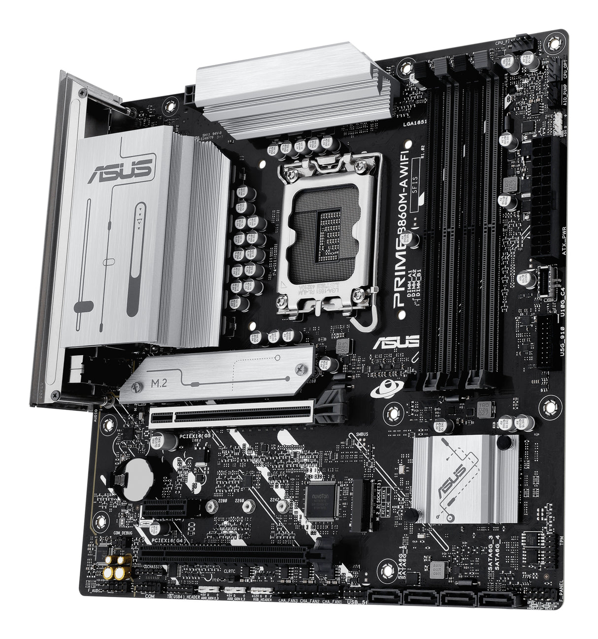 Carte mere - ASUS - PRIME B860M-A WIFI - Intel B860 LGA 1851 (Socket V1) micro ATX