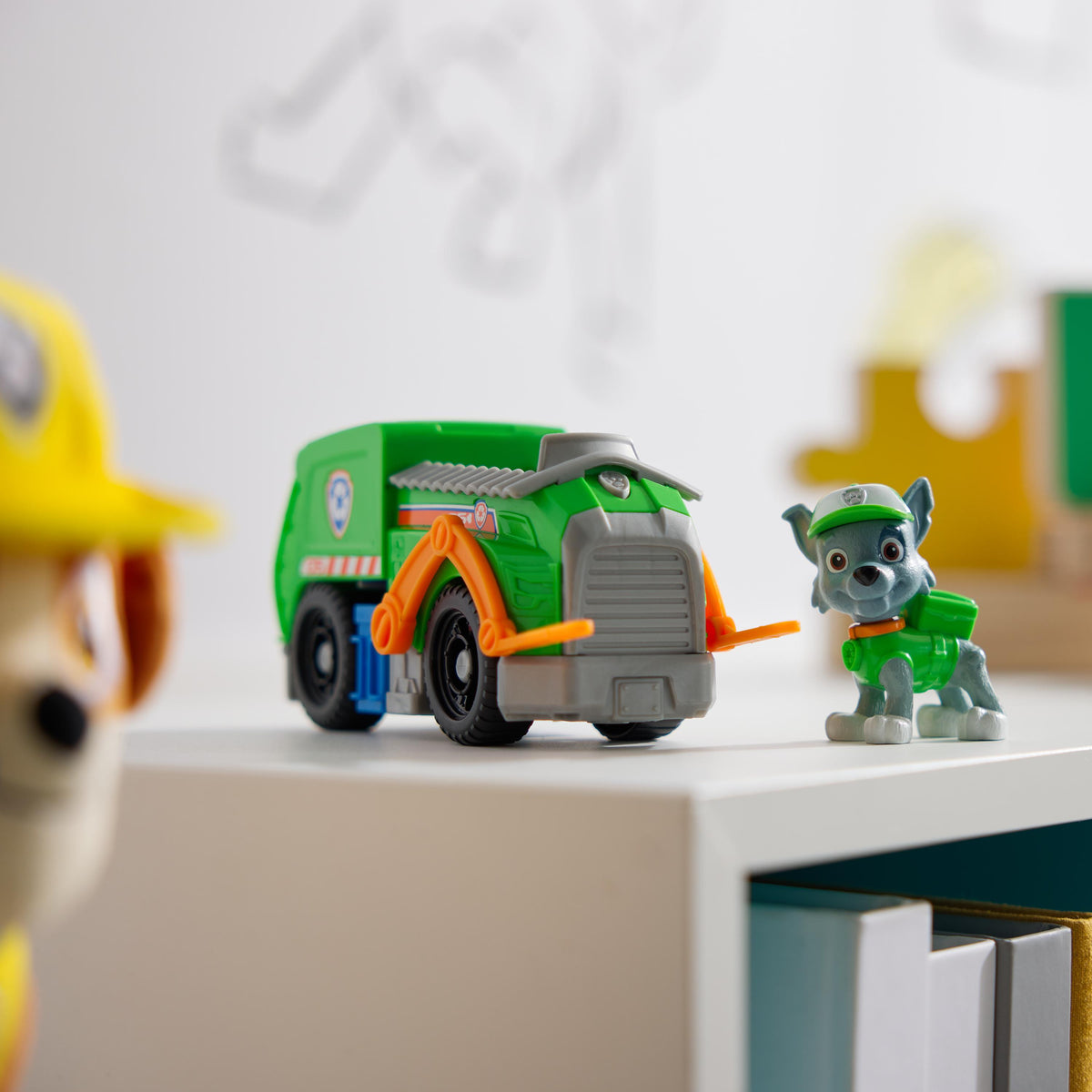 SPIN MASTER VEHICULE + FIGURINE ROCKY La Pat' Patrouille