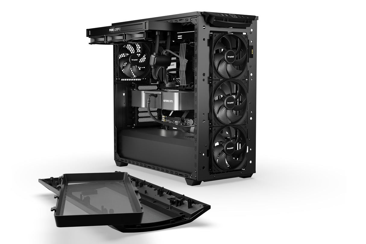 Boîtier PC - BE QUIET! - Shadow Base 800 DX - Noir - Midi Tower - Excellente circulation de l'air