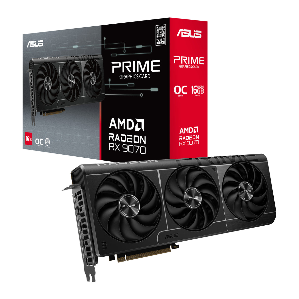 Carte Graphique Asus Radeon RX 9070 Prime OC