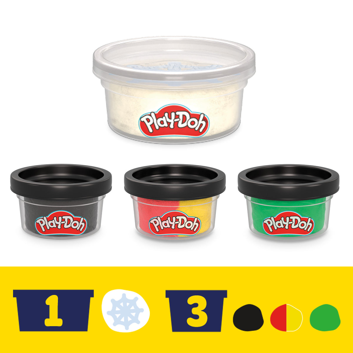 Play-Doh SpiderMan Attaque tranchante, coffret avec 2 figurines flexibles, 7 accessoires et pâte a modeler, des 4 ans, Marvel