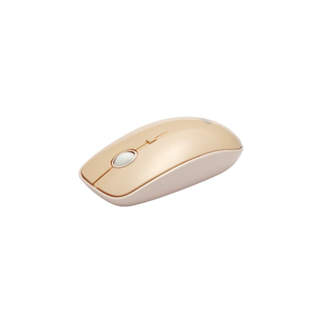 WE POP Pack clavier + souris sans fil: coloris Beige/Crème - Connexion 2.4Ghz -