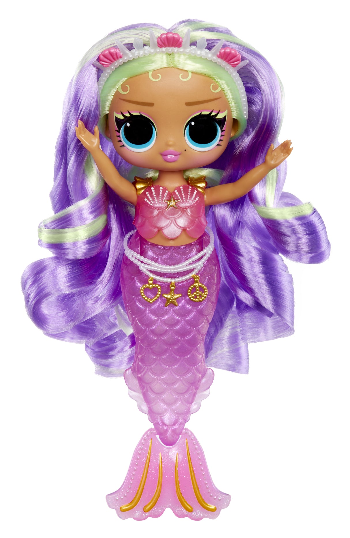 L.O.L. Surprise! Tweens - Sirene Cléo - Poupée avec queue de sirene qui change de couleur, Nageoire mobile, Accessoires - 4 ans
