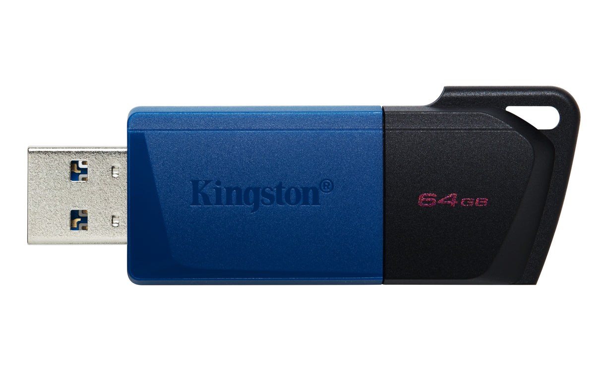 Clé USB 3.2 Kingston DataTraveler Exodia M - 64Go (Bleu/Noir)