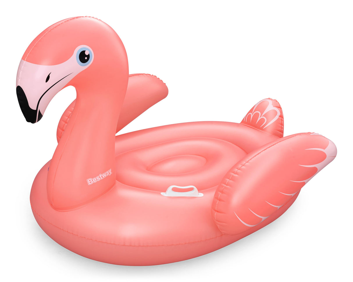 Bouée a chevaucher - Bestway - Flamant rose - 168 x 120 cm