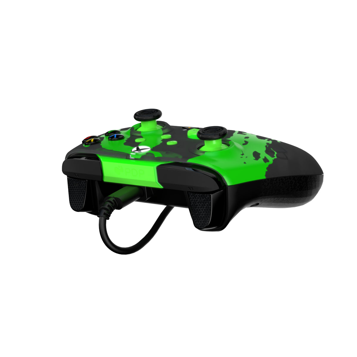Manette de jeu - Xbox - Rematch Glow Advanced - Filaire - Jolt Green - PDP