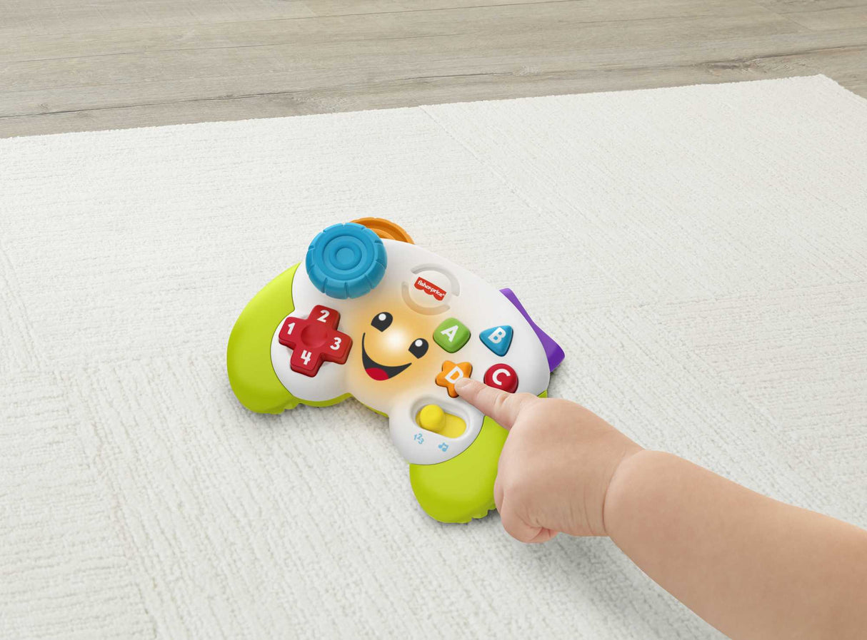 Fisher-Price-Manette de jeu et d'apprentissage Rires et Éveil HXB63