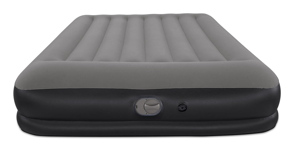 Matelas gonflable - BESTWAY - 671BU - Tritech Queen - 2 places, pompe USB intégrée, 2,03 m x 1,52 m x 36 cm