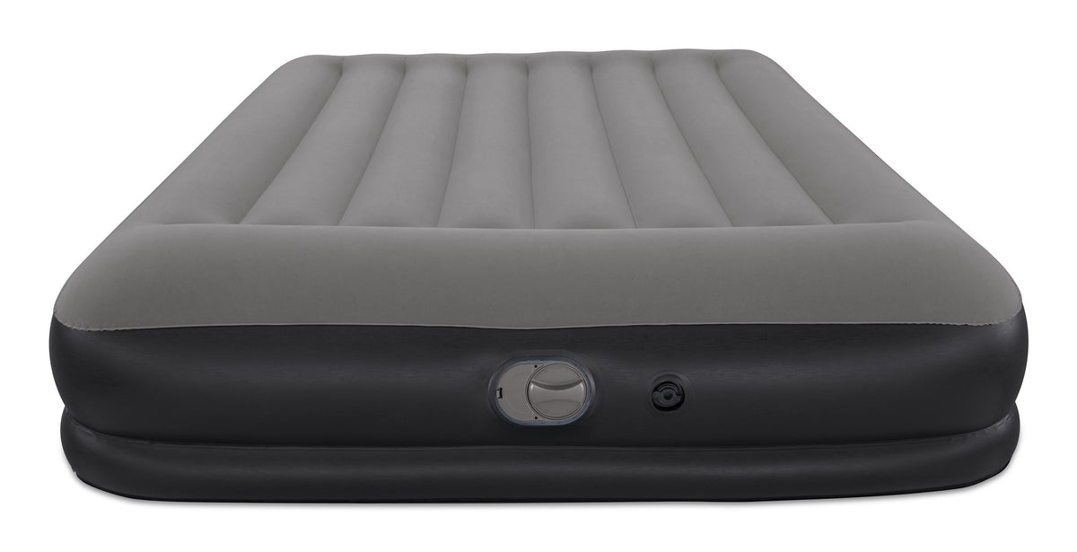 Matelas gonflable - BESTWAY - 671BU - Tritech Queen - 2 places, pompe USB intégrée, 2,03 m x 1,52 m x 36 cm