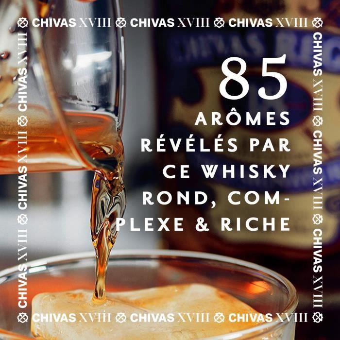 Chivas Regal - 18 ans - Whisky Ecossais - 40,0% Vol. - 70cl