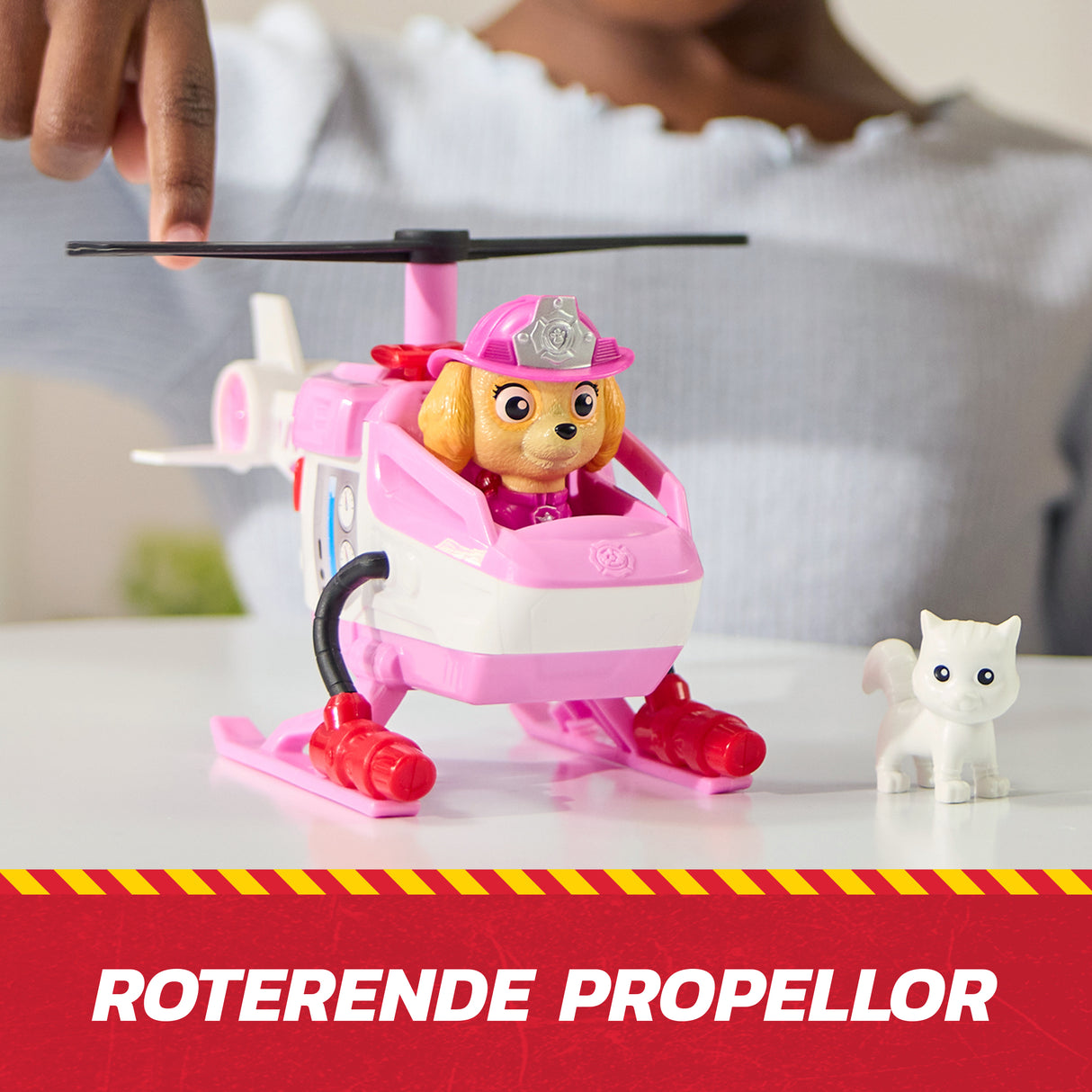 Figurine Stella - Véhicules + 2 chaton - des 3 ans - Fire Rescue - La Pat'Patrouille