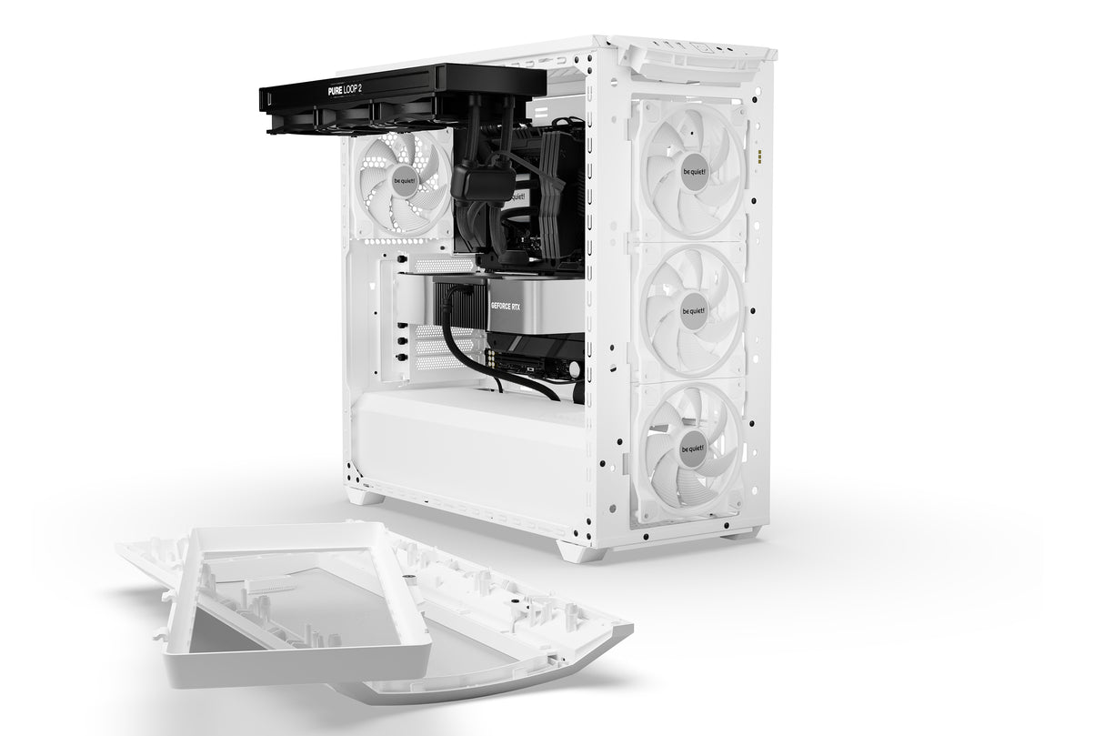 Boitier Grand Tour E-ATX be quiet! Shadow Base 800 FX RGB avec panneau vitré (Blanc)
