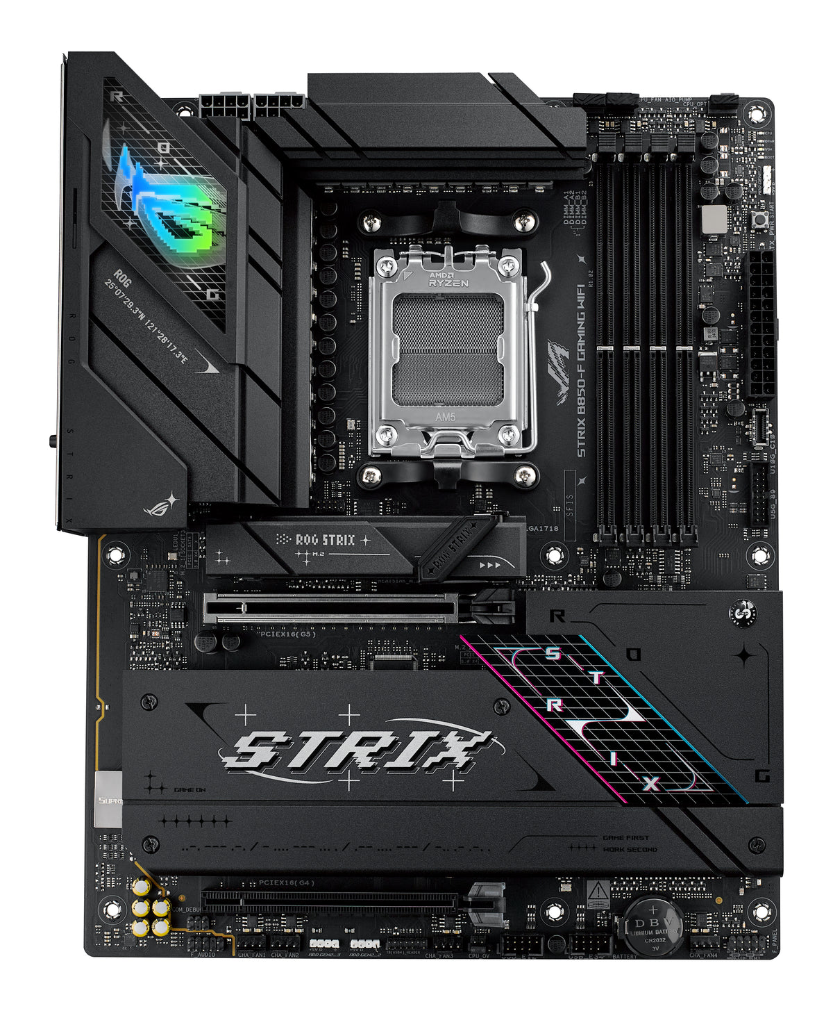 Carte mere - ASUS - ROG STRIX B850-F GAMING WIFI - AMD B850 - Emplacement AM5 ATX