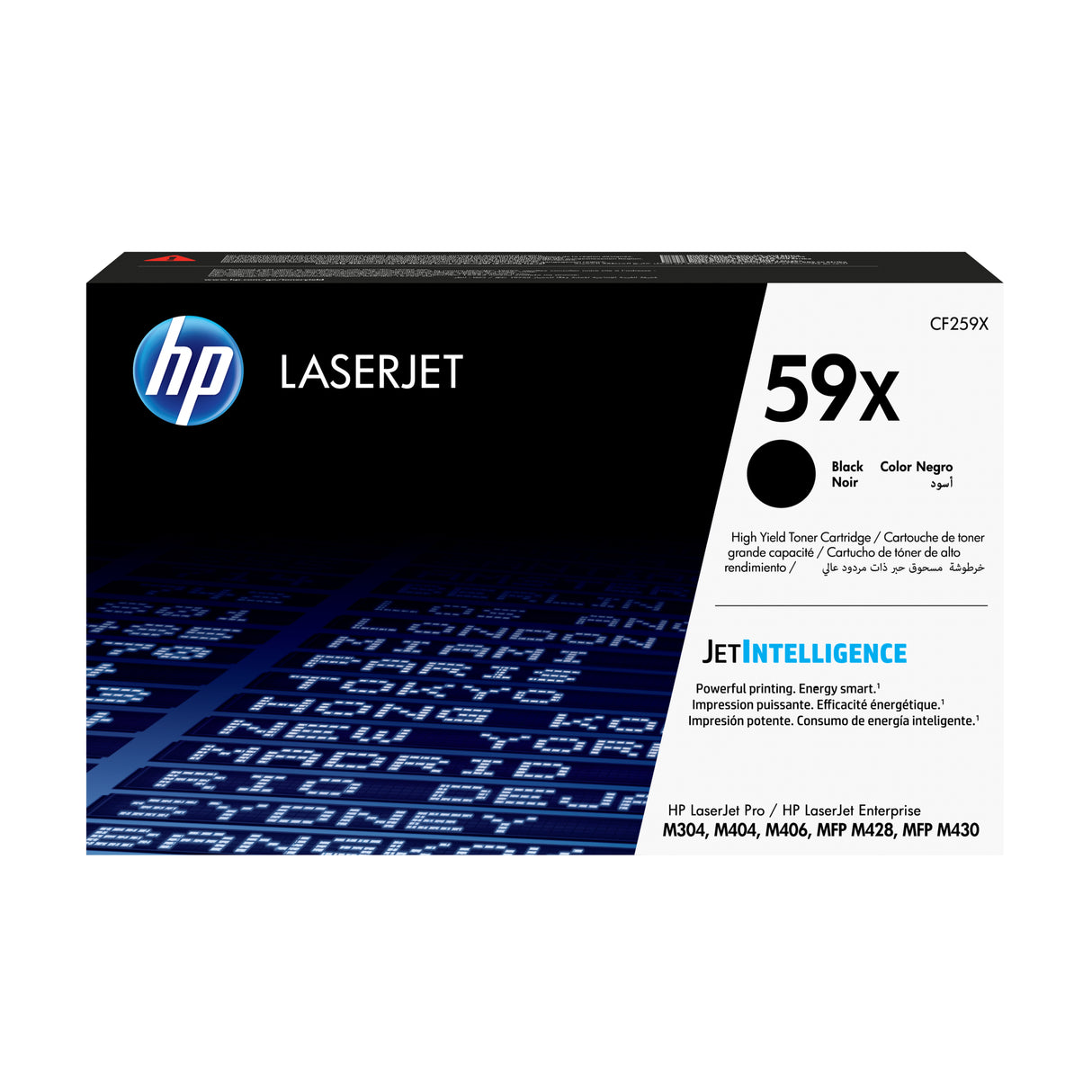 Cartouche de toner noir HP 59X grande capacité authentique (CF259X) pour LaserJet Pro M304/M404/MFP M428