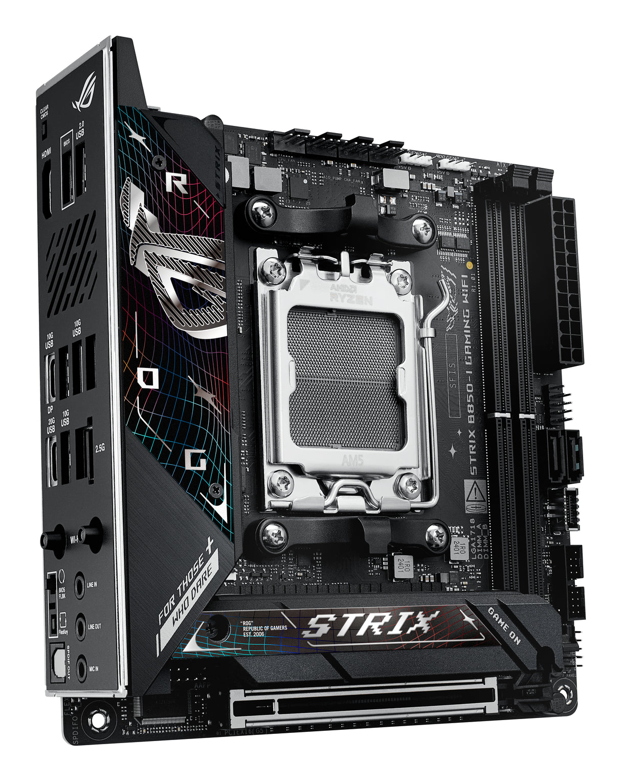 Carte mere - ASUS - ROG STRIX B850-I GAMING WIFI - AMD B850 - Emplacement AM5 mini ITX
