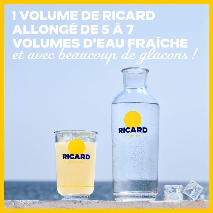 Ricard - Pastis de Marseille - ApÈritif anisÈ - 45,0% Vol. - 200cl