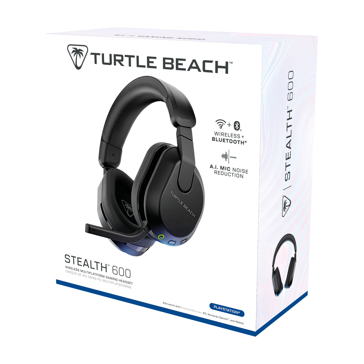Casque de gaming multi-plateforme sans fil - TURTLE BEACH - Stealth™ 600 PS (Gen 3) - Noir