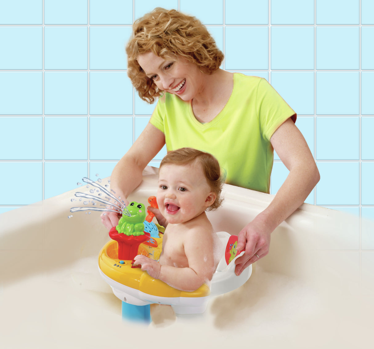 VTECH BABY - Jouet de Bain - Super Siege de Bain Interactif 2 en 1