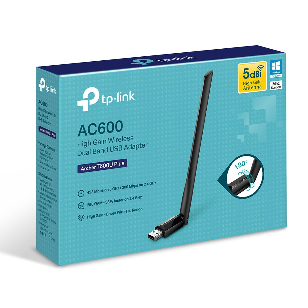 Carte Réseau USB WiFi TP-Link Archer T600U Plus (AC600)