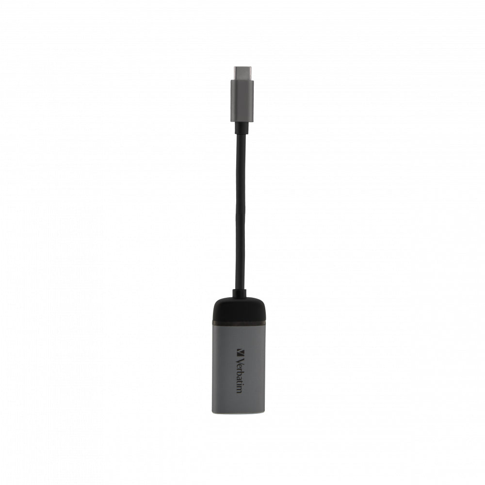 Cable Adaptateur Verbatim USB type C vers HDMI 2.0 10cm (Argent)