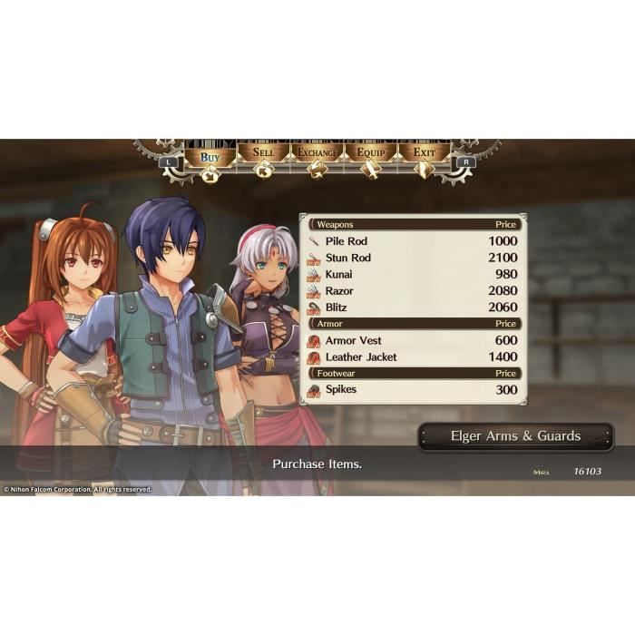 Trails in the Sky 1st Chapter - Jeu PS5