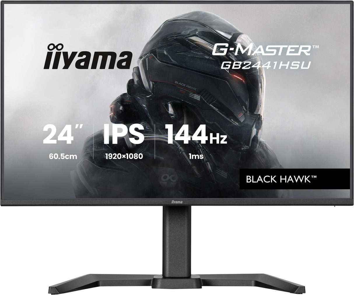 Ecran PC Gamer - IIYAMA - 24'' - FHD - 144Hz - Dalle IPS - 1ms - Réglable en hauteur - G-Master