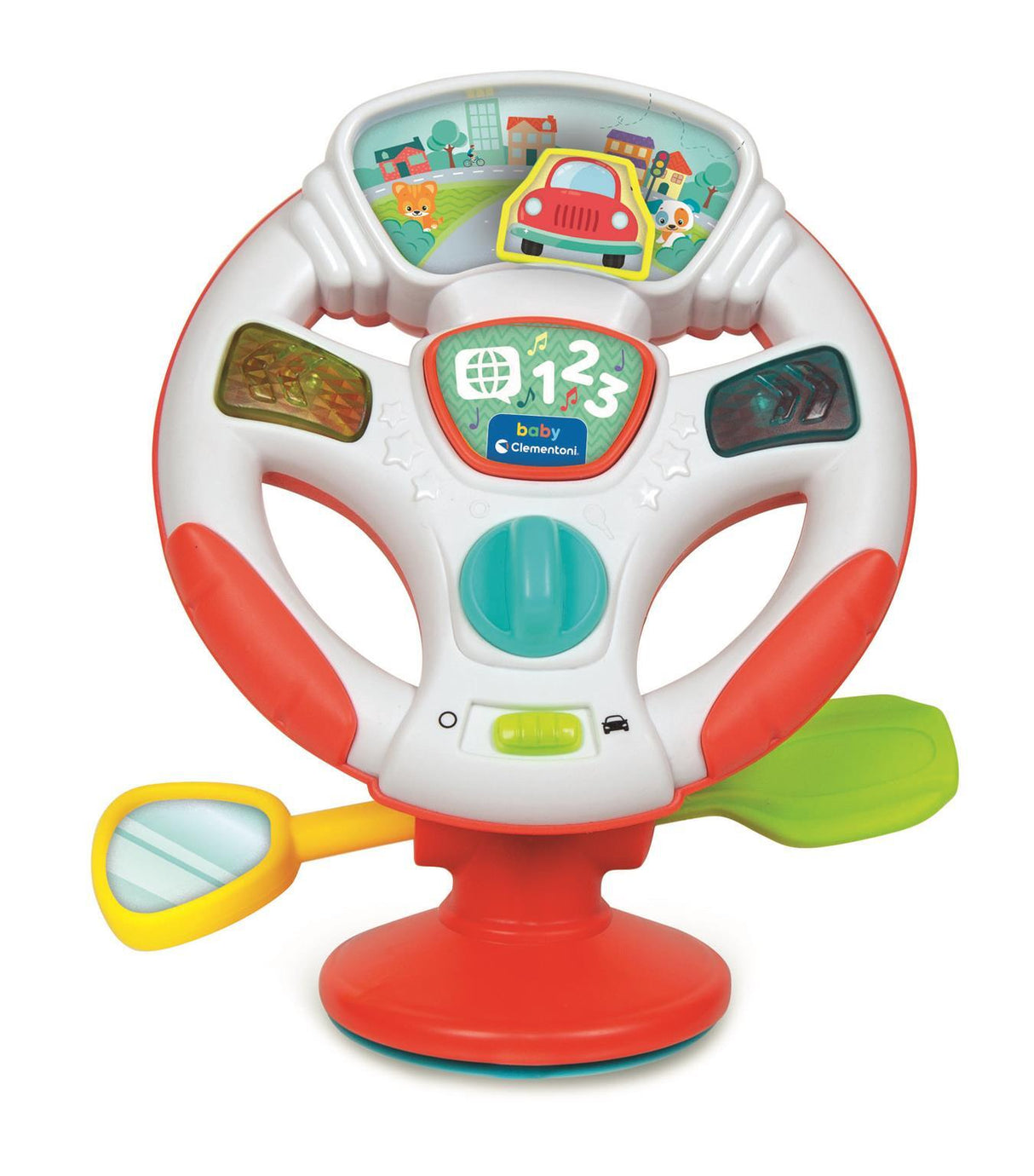 Le volant de Bébé parlant - CLEMENTONI - Jeux d'éveil - 2 modes de jeu - Des 6 mois