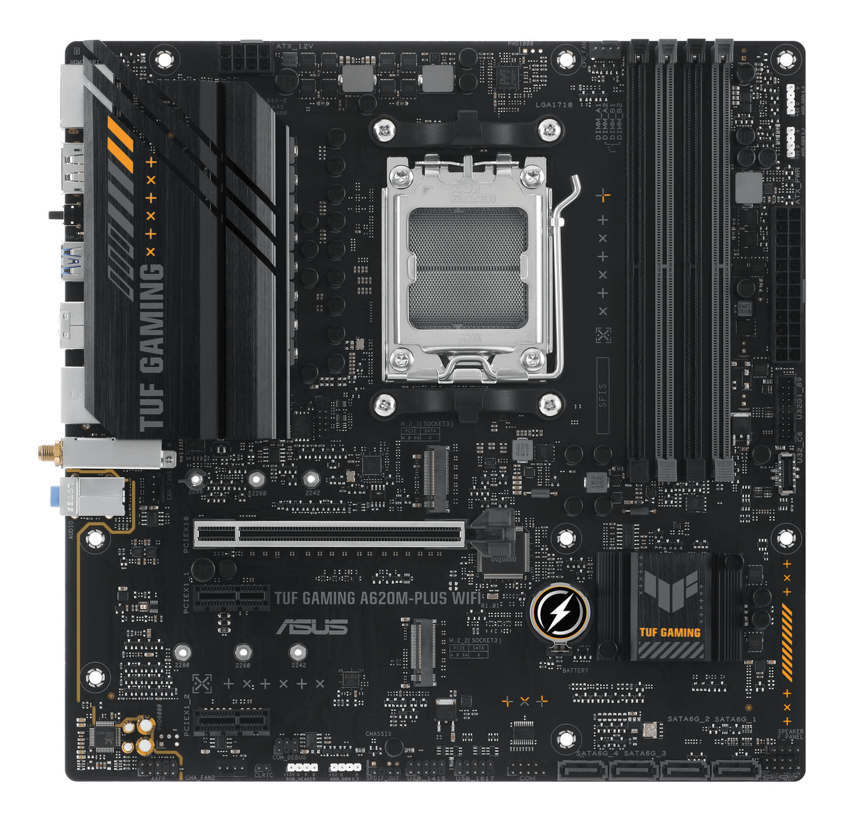 Carte Mère Asus Tuf Gaming A620M-Plus WiFi (AM5) Micro ATX